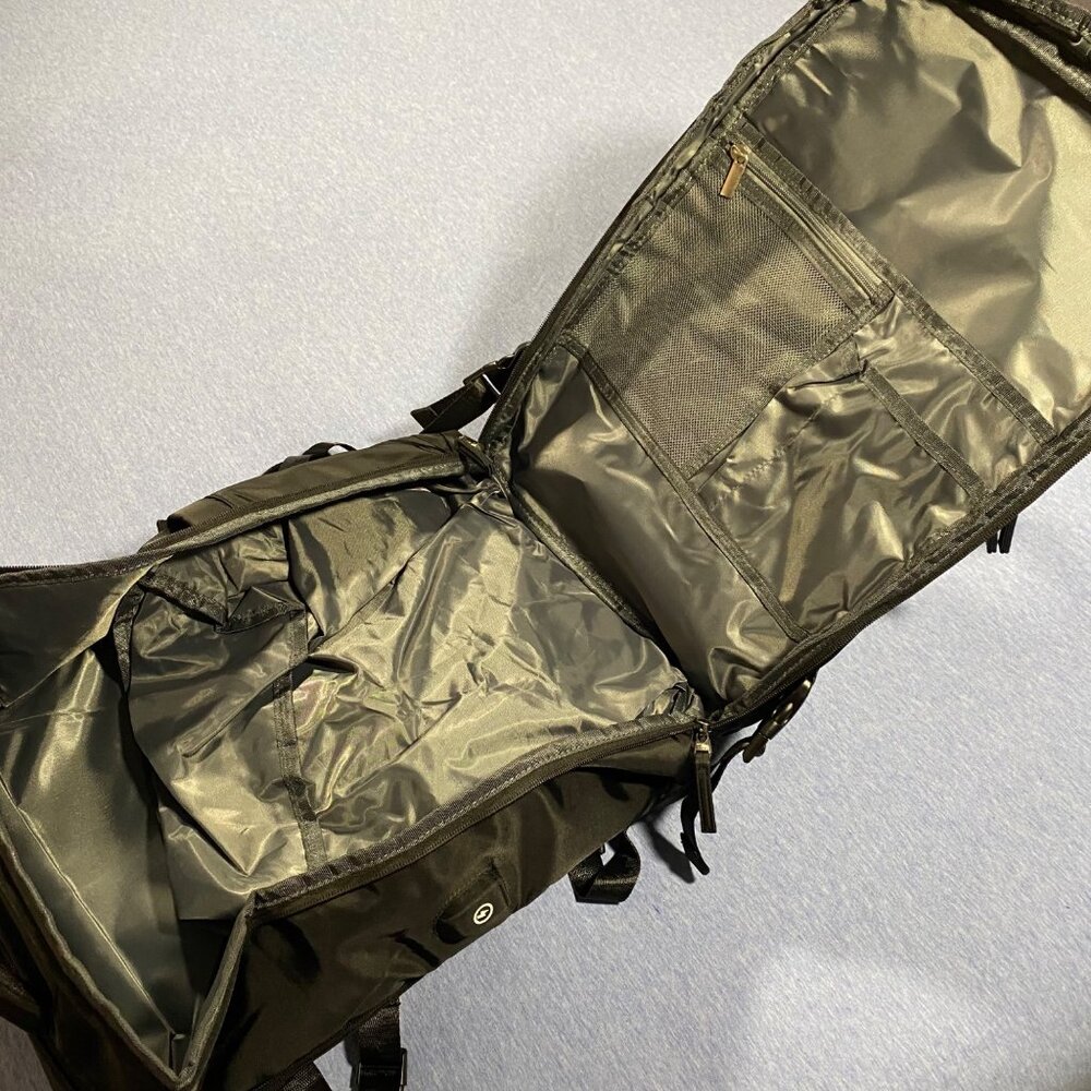 Durable Black Nylon Backpack With Multiple Pocket… - image 8